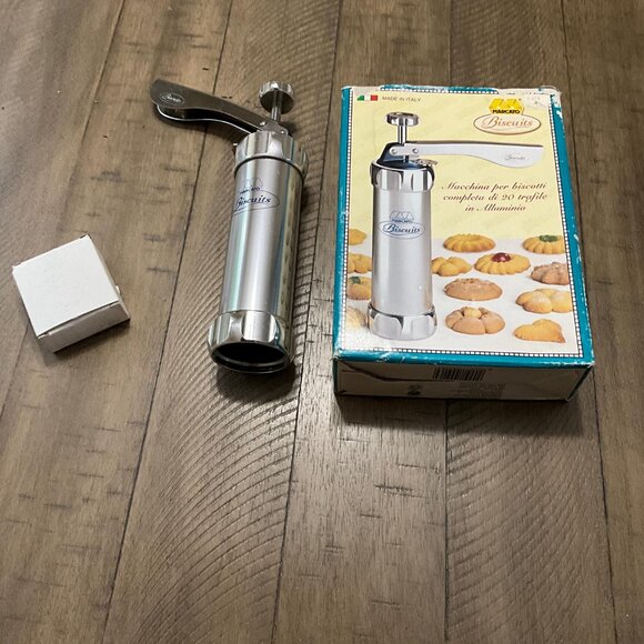 Marcato Biscuits Cookie Press With 20 Discs Christmas Holiday  Spritz Cookies - Picture 4 of 5